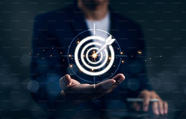 Digital marketing strategy highlighting targeted audience reach with demographic and interest-based analytics.